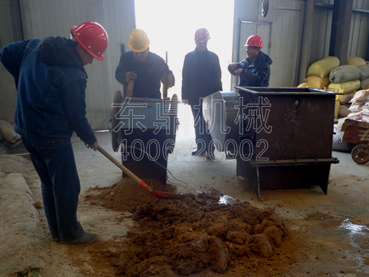 東鼎機械泥料破碎實驗